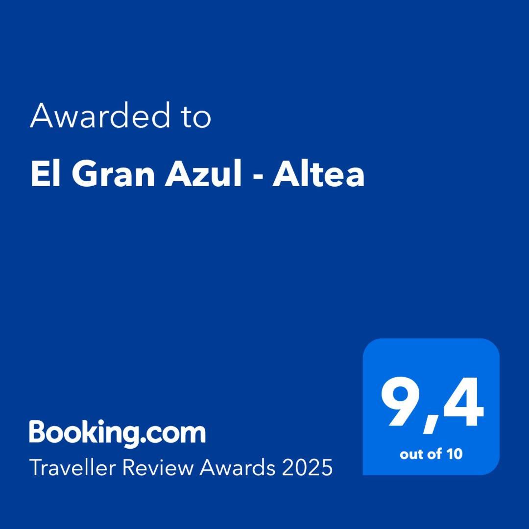 El Gran Azul - Altea Apartment Bagian luar foto